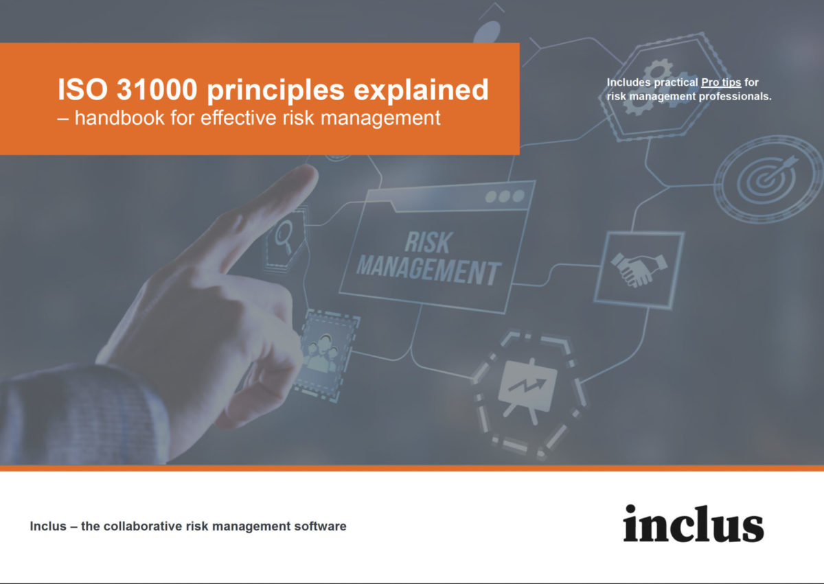 ISO 31000 handbook cover. Handbook for effective risk management.